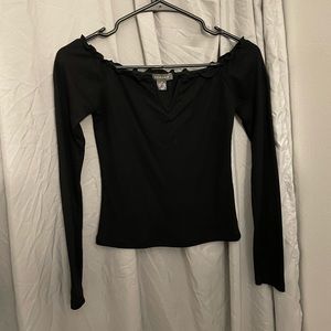Off The Shoulder Long Sleeve Top
